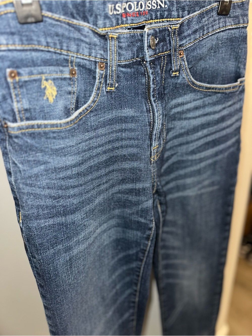 U.S. Polo Assn. Men’s Medium Blue Straight Jeans